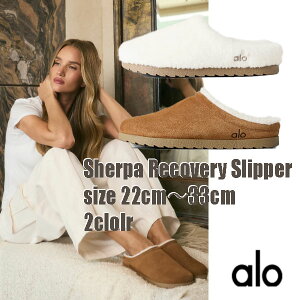 NEW ALO Yoga K戵XA VFpJo[Xbp Sherpa Recovery Slipper [g Op  O Xbp T_  g y ӂӂ t@[ A[  