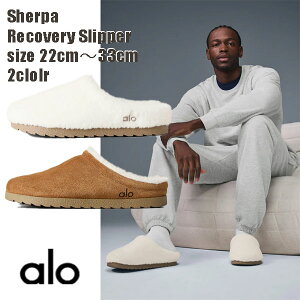 NEW ALO Yoga Kič蒼A VFpJo[Xbp Sherpa Recovery Slipper [g Op  O Xbp T_  g y ӂӂ t@[ A[ 