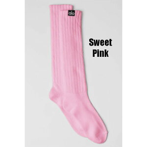 ALO yoga Kič蒼A jZbNX EHbVhXN`\bNX ubNsN WXp Unisex Washed Scrunch Sock { C \bNX 炩 bNX NbV