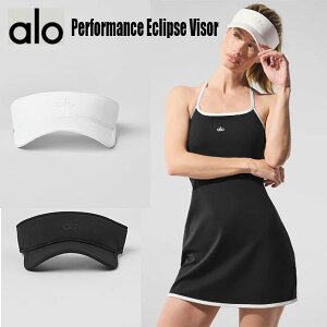 ALO Yoga Kič蒼A Performance Eclipse Visor xXgZ[ jZbNX bV ʋCQ ShJ TCY߉\ alo X|[c ejX St g Xq Lbv T