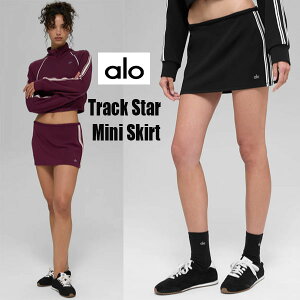 ALO Yoga Track Star Mini Skirt gbNX^[~jXJ[g KiAJ璼A A[  XbLƂVGbg TChXgCv 2J[ 킢 t@bV  R[