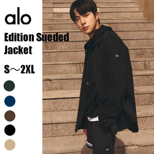 ALO Yoga Edition Sueded Jacket@ALO+JIN A[  AJuh XG[hWPbg Ki ZNgVbv I[o[TCY fUC ƂtBbg WPbg BTS JIN O[