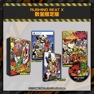 �y�L�݌ɁzRUSHING BEAT X: Return Of Brawl Brothers ���ʌ���� �y�������z�����BOX��CD�t�����q���X�`�[���u�b�N�iPlayStationR5�p�j ���� - PS5