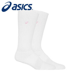 [最大2000円OFFクーポン発行中]【メール便送料無料】【アシックス　asics】【ソックス　靴下】バレー ジュニア用 ハイソックス 3054A015 (103) ホワイトXピーチ [230831]