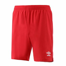 【メール便送料無料】【アンブロ　UMBRO】【ウェア】 UUJPJD81 サッカー ボトムス単品 ジュニア用 子供 こども ストレッチウーブンプラクティスパンツ ハーフパンツ マンチェスターレッド MRED [210405]