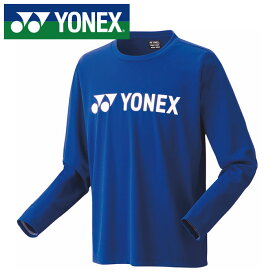 【メール便送料無料】★衣服内温度を−3℃低く保つ「ベリークール」採用★【 ヨネックス YONEX 】【 ウェア 】テニス・バドミントン 長袖Tシャツ メンズ レディース 男女兼用 16802 (472) ミッドナイトネイビー [240523][amz]