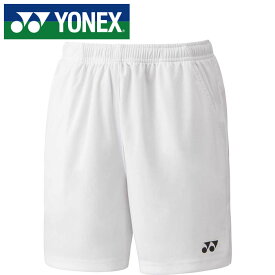 【メール便送料無料】【ヨネックス　YONEX】【ウェア】テニス・バドミントン 25068 レディース 女性用 ニットハーフパンツ ホワイト 011 [230422]