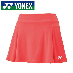 【メール便送料無料(追跡可能)】★日本バドミントン協会審査合格品★【 ヨネックス YONEX 】【ウェア】 テニス バドミントン レディース スカート インナースパッツ付き スコート ヨネック