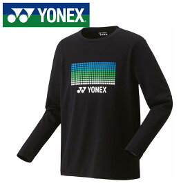 【メール便送料無料(追跡可能)】【 2025年 秋冬モデル】【 ヨネックス YONEX 】【 ウェア 】 テニス バドミントン 長袖 Tシャツ メンズ レディース 男女兼用 シャツ 16817 (007) ブラック [251015][amz]