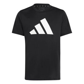 【即日発送】【メール便送料無料】【アディダス　adidas】【ウェア】 ジュニア用 半袖Tシャツ U TR－ES LOGO ビッグロゴ 子供 こども スポーツウェア ECL93 IC5659 ブラック/ホワイト [ten][230503]