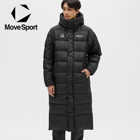 【 2025年 秋冬モデル】【 デサント DESCENTE 】【ウェア】 ロング ダウンコート ムーブスポーツ メンズ MoveSport ダウン コート 防寒 保温 ST5FDJ00M (BK00) ブラック [ten][251025][amz] クリスマス プレゼント