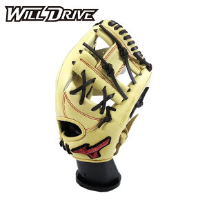 ★限定AXI仕様★【 ミズノ MIZUNO 】【グラブ グローブ】 野球 ジュニア 軟式 グローブ(オールラウンド用) ウィルドライブ レッド AXI 右投げ用 子供 小学生 1AJGY31520 8066 ブロンド×Rブラウン [ten