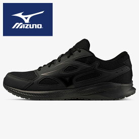 【あす楽】★クッション性が進化した定番品★【ミズノ　MIZUNO】【シューズ　靴】 ランニングシューズ マキシマイザー26 メンズ レディース 男女兼用 靴幅3E(広め) 子供 こども ジュニア 通勤 通学 運動靴 K1GA240209 ブラック [ten][230930]