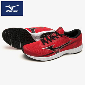 ★世界陸連ルール適応(トラック800m以上)★【ミズノ　MIZUNO】【シューズ　靴】陸上競技 レーシングシューズ デュエルソニック3 メンズ レディース ランニングシューズ U1GD233404 レッド×ブラック×ダークグレー [ten][230325] 父の日 プレゼント