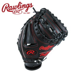 [型付け1円(オプション含む)]【 ローリングス Rawlings 】【 グラブ グローブ 】 野球 ジュニア 軟式 キャッチャーミット ハイパーテック R9 シリーズ 右投げ ローリングス 少年野球 GJ5R92AFS (B) ブラック [ten][250418][amz]