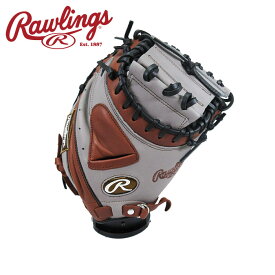 [型付け1円(オプション含む)]★即使用可★【 2026年 春夏モデル】【 ローリングス Rawlings 】【 グラブ グローブ 】 野球 一般 軟式 キャッチャーミット ハイパーテック カラー シンク 右投げ GR6HTC2AF (GRY/BR) グレー/ブラウン [ten][260315][amz]