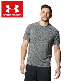 [クリアランスセール]【即日発送】【メール便送料無料】【2024年春夏モデル】【アンダーアーマー　UNDER ARMOUR】【ウェア】 半袖Tシャツ メンズ UAテック 2.0 トレーニングウェア スポーツ 1358553 (002) ブラック/ブラック [ten][240327] 父の日 プレゼント