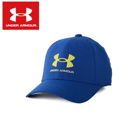 【あす楽】【アンダーアーマー　UNDER ARMOUR】【帽子】 ジュニア用キャップ UAアーマーベント ストレッチ 子供 こども 男の子 1361552 471 ブルーミラージュ/スターフルーツ [ten][230423]