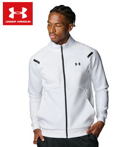 【 2025年 秋冬モデル】【 アンダーアーマー UNDER ARMOUR 】【ウェア】 トラックジャケット メンズ UA アーマーニット トレーニング スポーツ ウェア ジャージ 上 ジャケット 6007743 (100) ホワイト