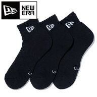 【メール便送料無料】★3足組！定番商品！くるぶしより上のアンクル丈★【 ニューエラ NEW ERA 】【 ソッ…
