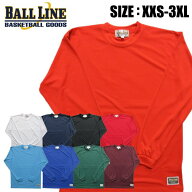 【メール便送料無料】【 ボールライン BALL LINE オンザコート 】【 ウェア 】 バスケ 長袖 Tシャツ プラ…