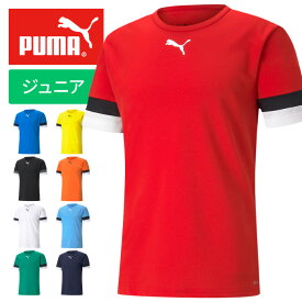 【メール便送料無料】★優れた吸水速乾性素材を使用★【プーマ　PUMA】【ウェア】サッカー ジュニア用ゲームシャツ TEAMRISE(チームライズ) 半袖Tシャツ 子供 こども 小学生 705140 [230914]