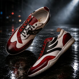 ドラゴンベアード【公式ショップ】【DB CLASSIC 70 WHT/BUG/BLK】スニーカー メンズ レディース アシンメトリー 焦がし加工 ベストセラー ロングノーズ ファッション ビンテージ クラシカル カジュアル 父の日