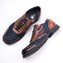 ドラゴンベアード【公式ショップ】【DB 4002Lx DENIM】ワーク ハンドメイド 本革 デニム オールシーズン ファッション 短靴 カジュアル ラグジュアリー モダン コーデ