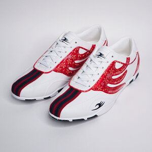 ドラゴンベアード【公式ショップ】【DB S850sy WHT/RED】NEW 復刻 薄底 スニーカー メンズファッション カジュアル オールシーズン クラシック レトロ 和柄