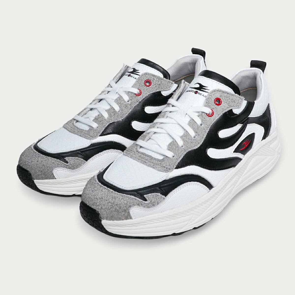 ドラゴンベアード【公式ショップ】【DB 2001 Mir WHT/BLK】NEW ウォーキング シューズ ファッション スニーカー メンズファッション 軽量 ストリートファッション ランニング 散歩 女性 オールシーズン コート 厚底 クラシック ユニセックス
