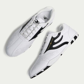 ドラゴンベアード【公式ショップ】【DB S680sy WHT/BLK】再入荷復刻 薄底 スニーカー メダリオン メンズファッション カジュアル クラシック オールシーズン