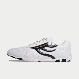 ドラゴンベアード【公式ショップ】【DB S680sy WHT/BLK】再入荷復刻 薄底 スニーカー メダリオン メンズファッション カジュアル クラシック オールシーズン