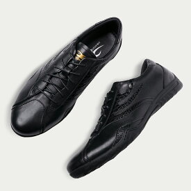 ドラゴンベアード【公式ショップ】【DB CLASSIC 72sn BLACK】レザースニーカー ハンドメイド 黒 本革 復刻 大人のファッション ロングノーズ ファッション メンズシューズ 蛇柄 クラシック カジュアル 父の日