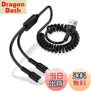 yzRC 2in1 [dP[u J[R[h iPhone [dP[u &USB-C P[u MFIF iPhonep+Androidp 2䓯[dR[h Lk 2A }[d ԗp CgjOP[u GAEF ACtH