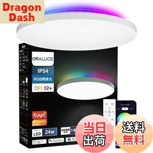 yzORALUCE LEDV[OCg ~6 AlexaF RGBԐڌ iKEF 24W 2800lm 2.4GHz Rt Ɩ V t 铔 [@\ PSEFؓdC Bluetooth&Wi-FiΉ 戵