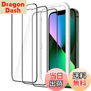 yzJEDirect iPhone 13/13 Pro (6.1C`p) SʕیtB KXtB  KChgt P[XɊȂ HDNA 3Zbg