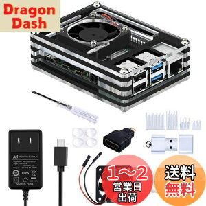 yzGeeekPi Raspberry Pi 4P[Xi4010t@tj5V 3A USB-CdA_v^[4q[gVN1M}CNHDMIP[uHDMI-}CNHDMIA_v^[USBJ[h[_[iYx[pC4fBp
