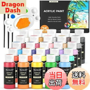 yzShuttle Art ANG̋ 25FZbg AN痿  h ϋv 60ml uV3{ pbgt N₩ ^bN uF e Lт CXg hG Ntg DIY 