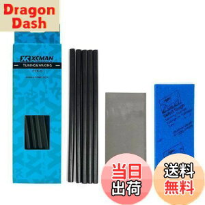 【送料無料】XCMAN スキー スノーボード 補修用 リペアキャンドル 5本入り、メンテナンス用スクレーパー,サンドペーパー (Black)
