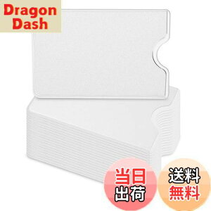 【送料無料】kwmobile 20x カード 保護ケース プロテクター - IDカードホルダー クリアケース 硬質ケース カード入れ カードケース - トレカケース 薄型 透明 マット