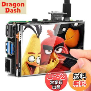 yzOSOYOO HDMI 3.5C`LCDfBXvC j^[ ^b`XN[ Raspberry Pi 4 8GB 4GB 2GB 3 2 Model B ɑΉ (3.5" HDMI LCD)