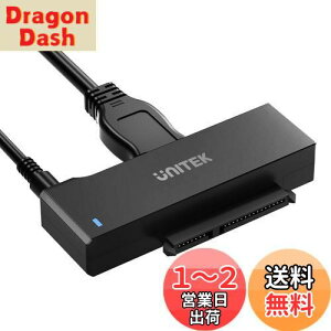 yzUnitek SATA to USB3.0iUSB-A+USB-C) ϊP[u 2.5 3.5C` HDD/SSD Ȃǂ̃n[hhCuSATA whCu ɑΉ SATAI/II/III dA_v^i12V/2Adtj UASPΉ ] ő18TB