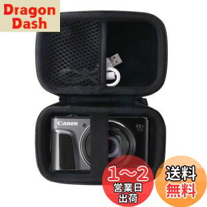 yzCanon PowerShot G7X / SX620HS/SX720HS/SX730HS/SX740HS/G9 XfW^Jp[P[X-WERJIA (storage case-Black)