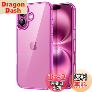 yzJETech iPhone 16 6.1C`p P[X ΂݂Ȃ Ռz op[Jo[ h~ NAobN (sN)