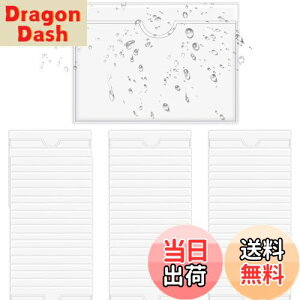 【送料無料】Niesporek 40個入り クリアカードポケットラベルホルダー トップオープン付き 図書館カードやインデックスカード用の粘着ラベルホルダー 名刺ポケット 名刺ホルダー保護 カード