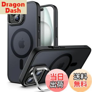 yzJETech LbNX^hP[X iPhone 15 6.1C`p MagSafeΉ \ȃJX^h }bg}OlbgobN X ϏՌX}zJo[ (ubN)