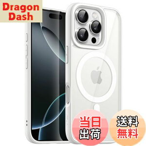 yzJETech iPhone 16 Pro 6.3C`p }Olbg P[X MagSafeɑΉ Ռz op[Jo[ \bhJ[}bgTPUt[ h~ NAobN (zCg)