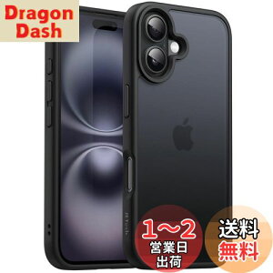 yzJETech iPhone 16 Plus 6.7C`p }bgP[X ϏՌ~^[O[h̗ی ̔w X}zJo[ wh~ (ubN)