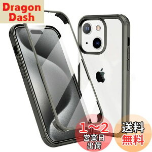yzMQman iPhone15 P[X ʓ OʃKX+wPCv[g 360°Sʕی 100ʃ^b`x ϏՌ KX tg+obNv[g y CX[dΉ O  Jo