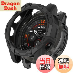 yzSHEAWA for Fenix 7X Pro P[X Jo[ یP[X ݊i Epix Pro 51mm TPUS یJo[ ϏՌ ANZT[ (ubN)